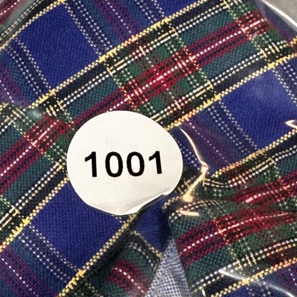 Vintage Tommy Hilfiger Shirt Mens XL Blue Classic Plaid Embroidered Chest Logo - Picture 10 of 10